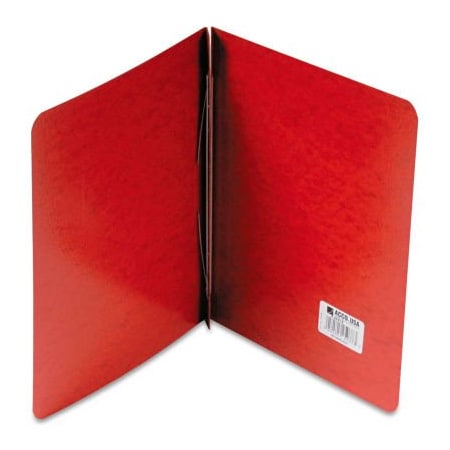 Acco ACCO Presstex Report Cover, Side Open, Prong Clip, Letter, 3" Capacity, Red 25078